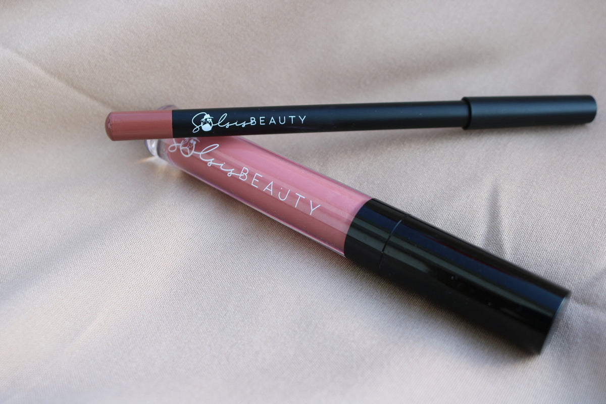 BOSSY Lip Kit (Matte Liquid Lipstick w/ liner) SOLSIS Beauty